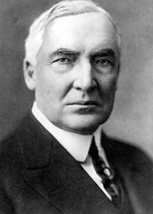 29th US president, Warren G. Harding