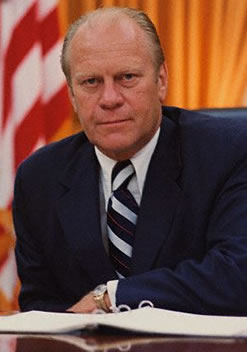 38th US president Gerald Rudolph Ford