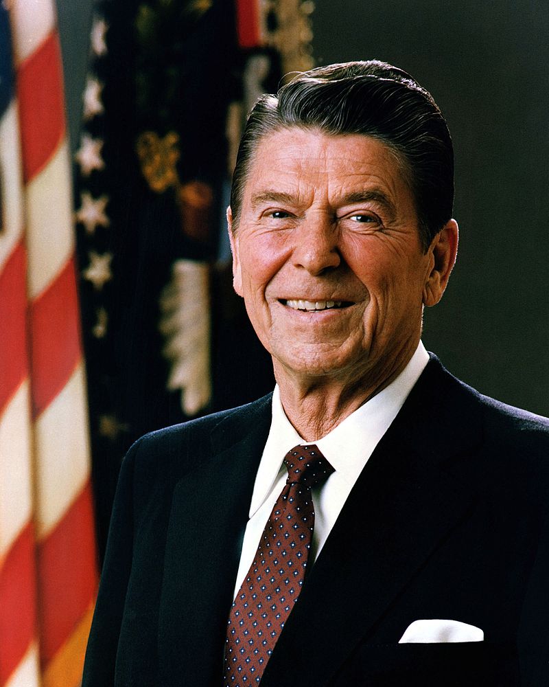 40th US president, Ronald Wilson Reagan