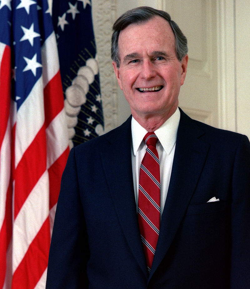 41th US president ,George Herbert Walker Bush